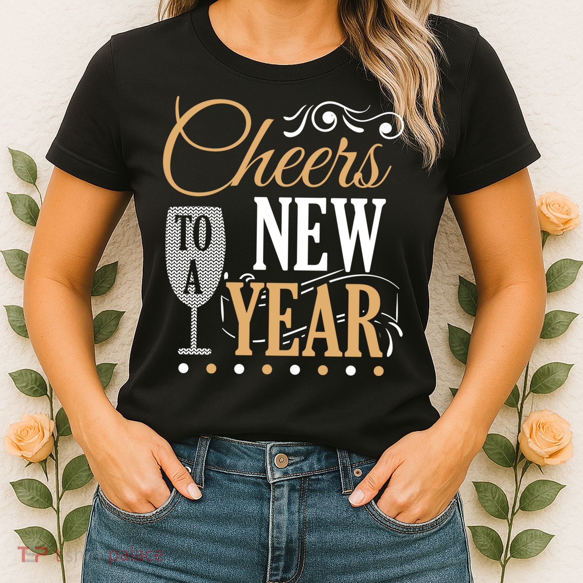 Happy New Year With Celebration New Years Eve Women's T-Shirt