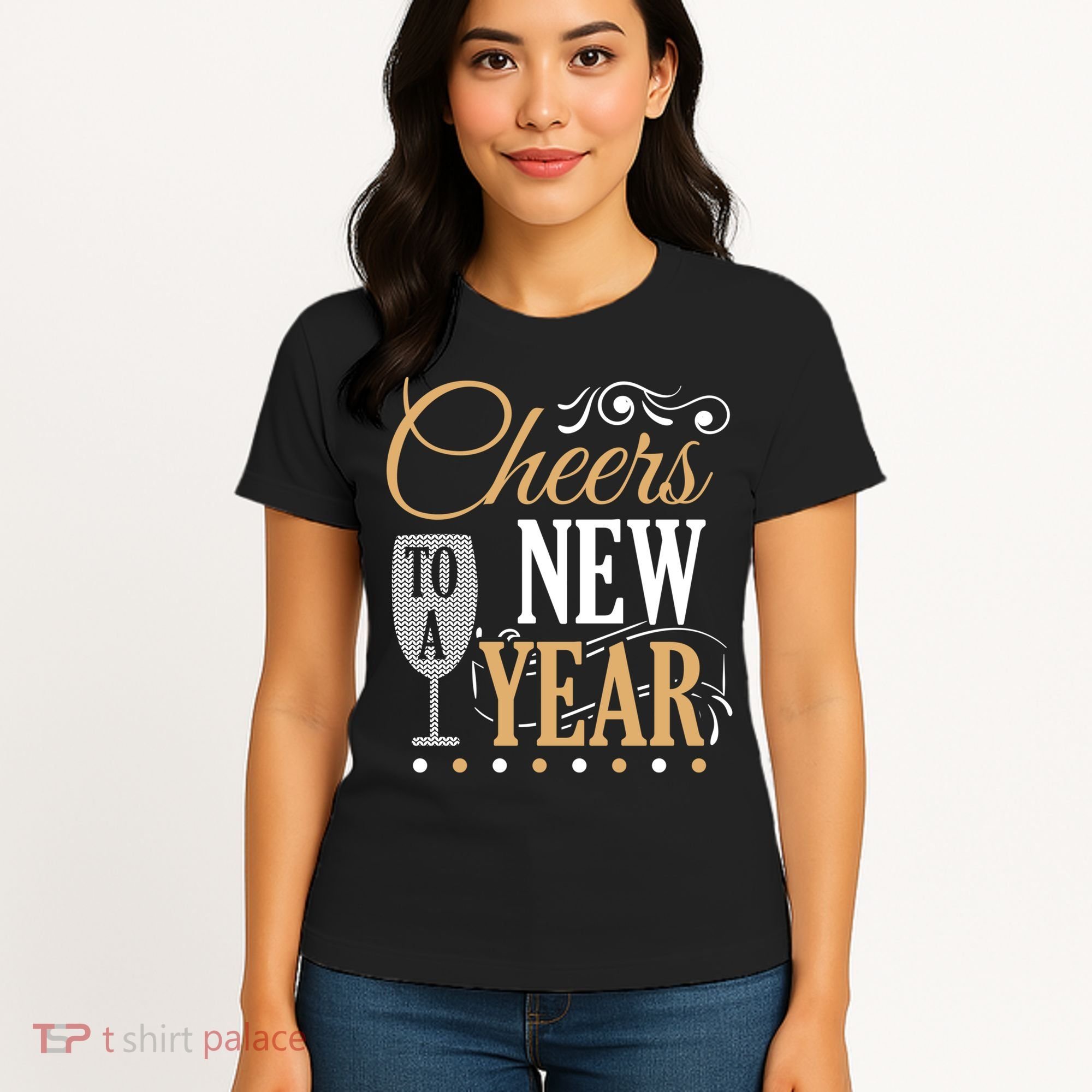 Happy New Year With Celebration New Years Eve Women's T-Shirt