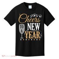 Happy New Year With Celebration New Years Eve Kids T-Shirt thumb 0