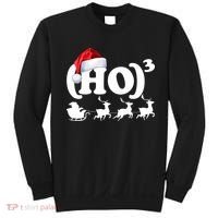 Ho Cubed Funny Christmas For Math Teachers Sweatshirt thumb 0