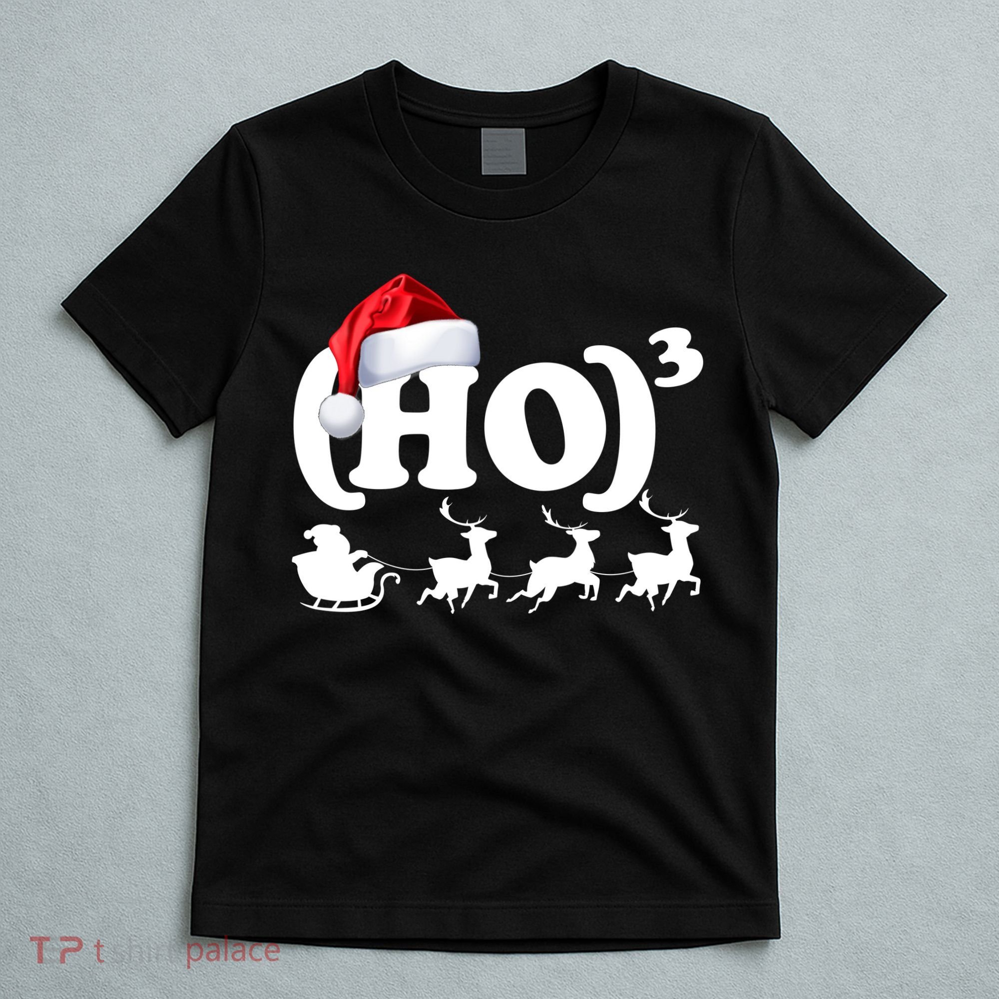 Ho Cubed Funny Christmas For Math Teachers T-Shirt