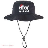 Ho Cubed Funny Christmas For Math Teachers Bucket Hat thumb 0