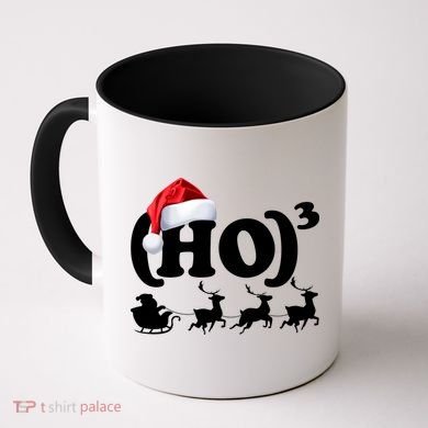 Ho Cubed Funny Christmas For Math Teachers Coffee Mug