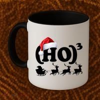 Ho Cubed Funny Christmas For Math Teachers Coffee Mug thumb 2