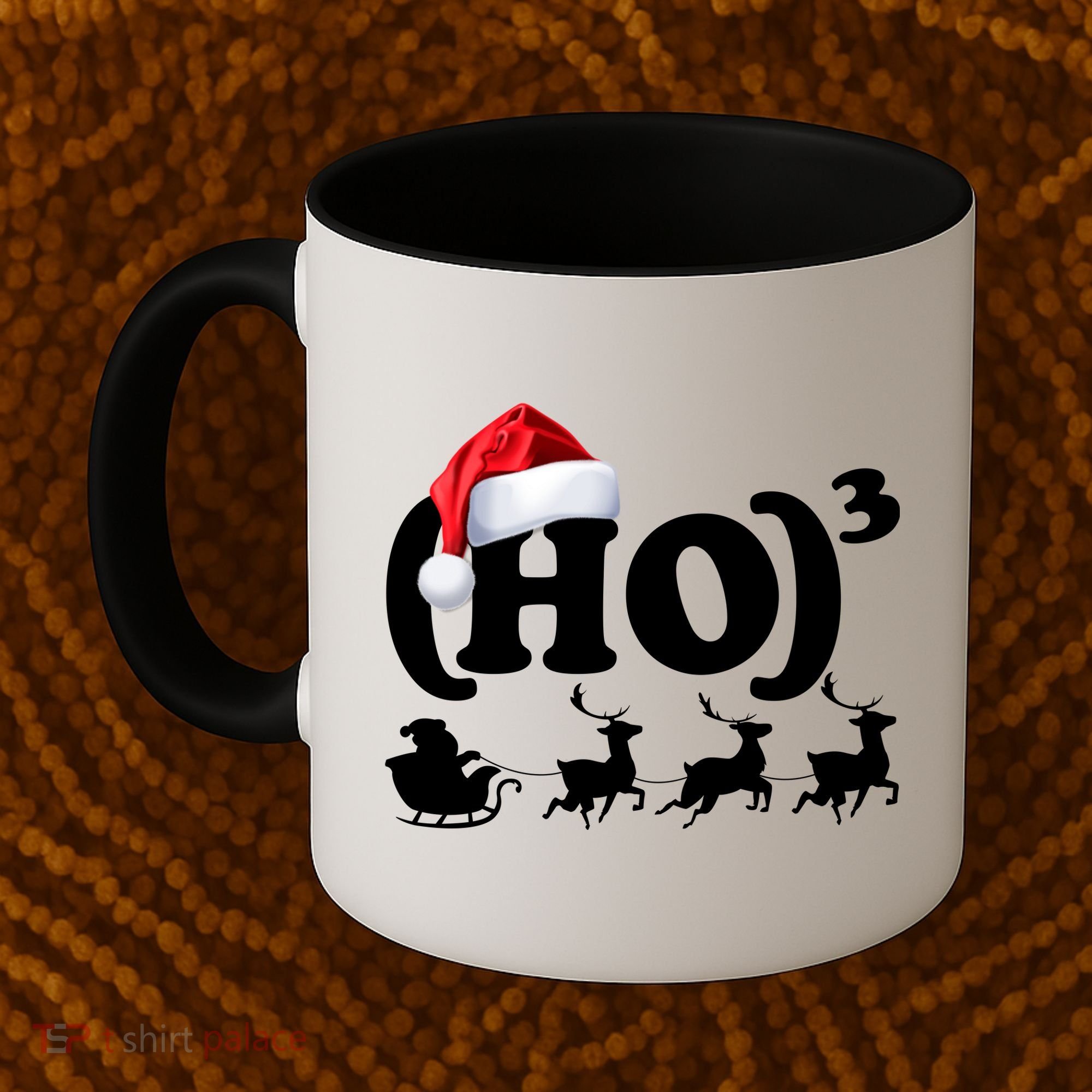 Ho Cubed Funny Christmas For Math Teachers Coffee Mug