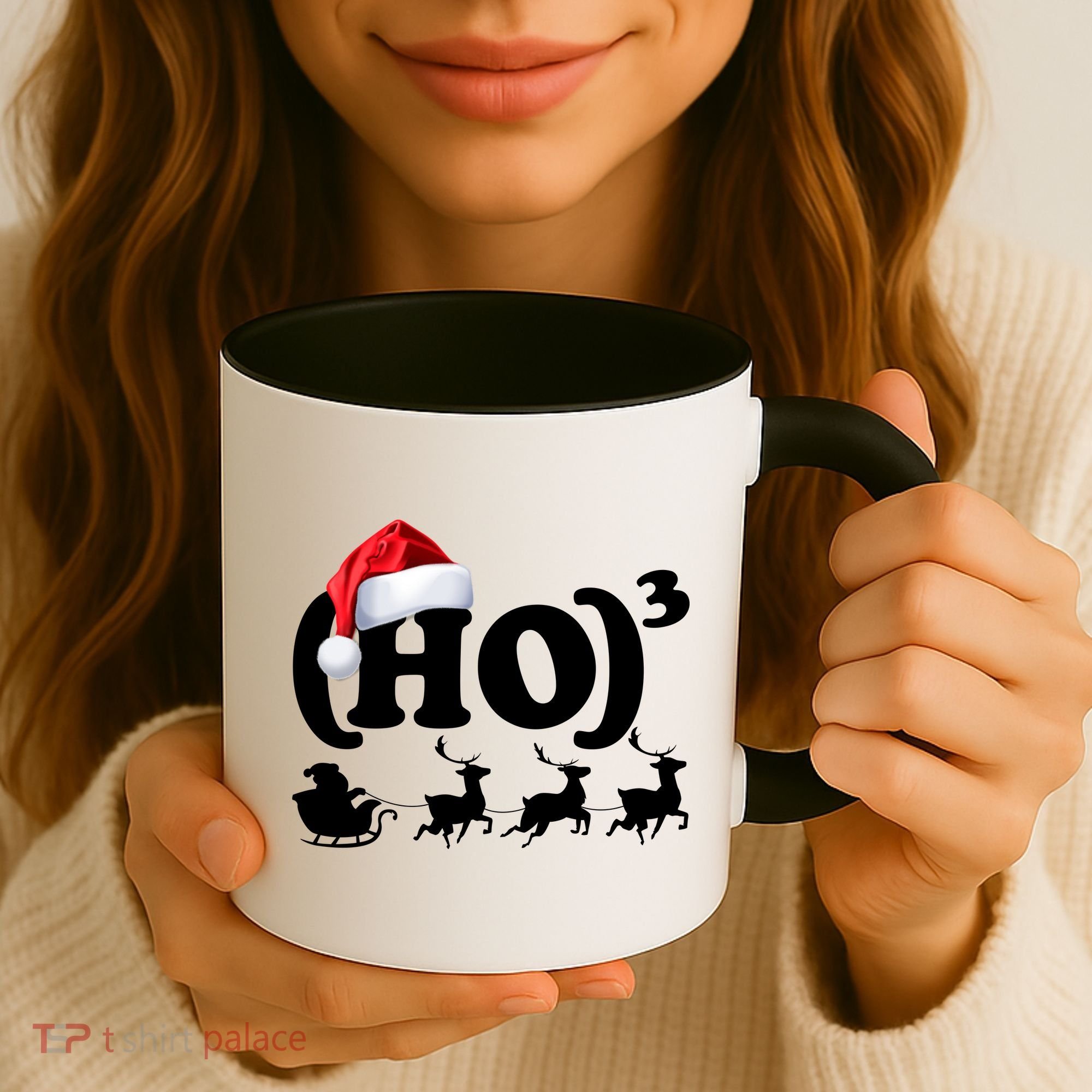 Ho Cubed Funny Christmas For Math Teachers Coffee Mug
