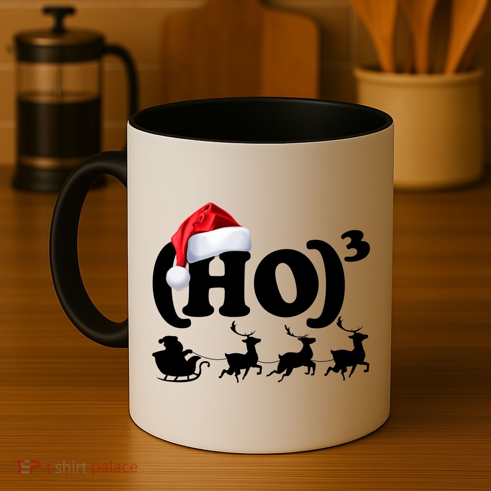 Ho Cubed Funny Christmas For Math Teachers Coffee Mug
