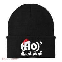Ho Cubed Funny Christmas For Math Teachers Beanie thumb 0