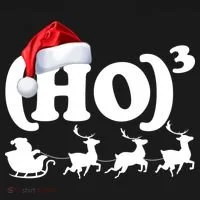 Ho Cubed Funny Christmas For Math Teachers Women's Hoodie thumb 2