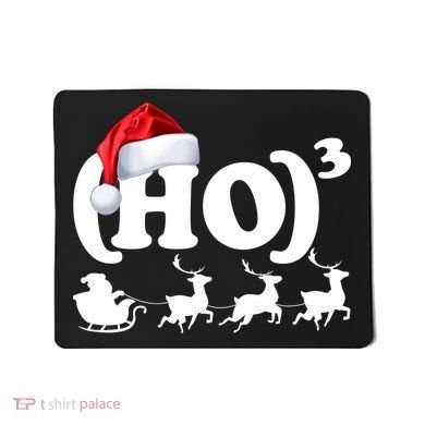 Ho Cubed Funny Christmas For Math Teachers Mousepad