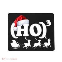 Ho Cubed Funny Christmas For Math Teachers Mousepad thumb 0