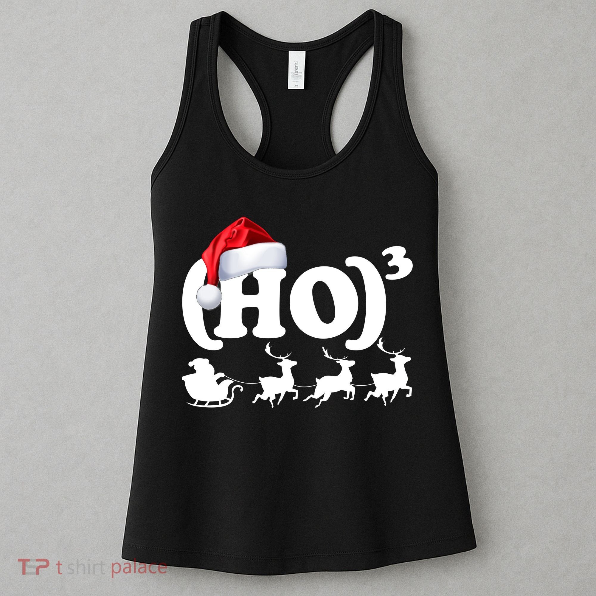 Ho Cubed Funny Christmas For Math Teachers Women's Tank Top