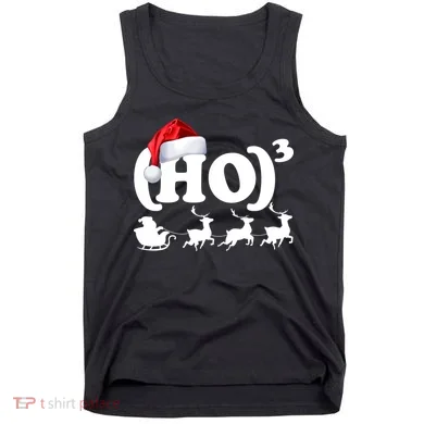 Ho Cubed Funny Christmas For Math Teachers Tank Top