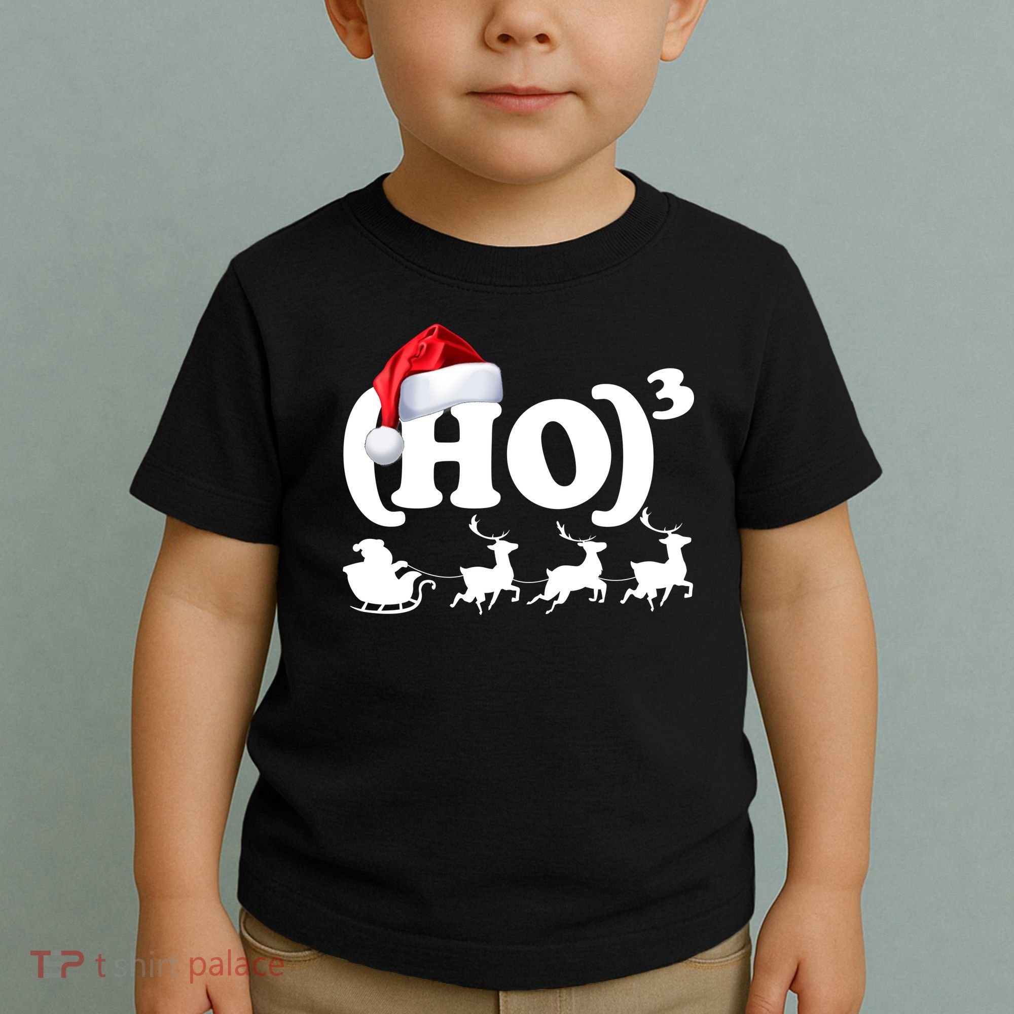 Ho Cubed Funny Christmas For Math Teachers Toddler T-Shirt