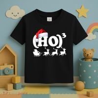 Ho Cubed Funny Christmas For Math Teachers Toddler T-Shirt thumb 3
