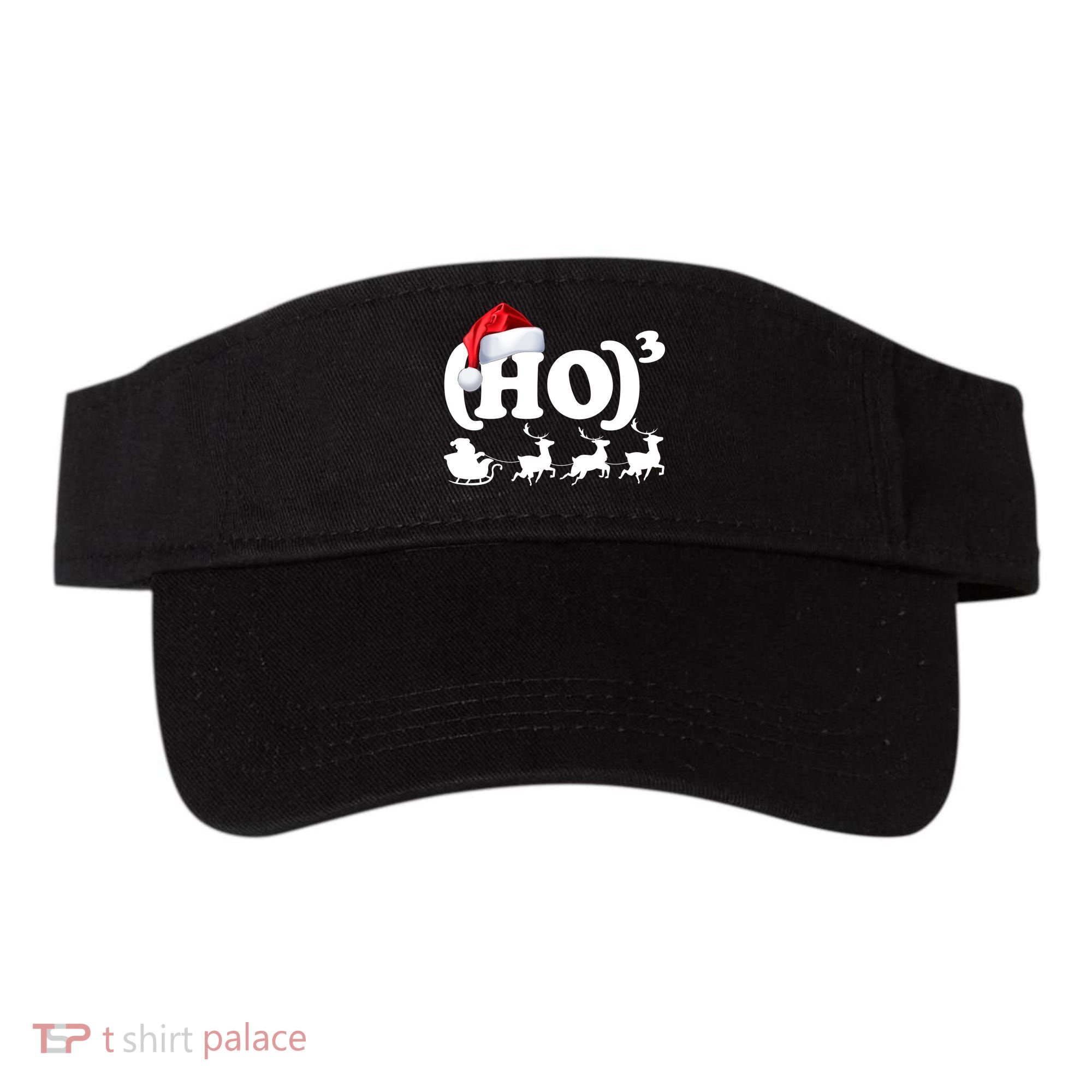 Ho Cubed Funny Christmas For Math Teachers Visor