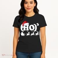 Ho Cubed Funny Christmas For Math Teachers Women's T-Shirt thumb 4