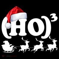 Ho Cubed Funny Christmas For Math Teachers Women's T-Shirt thumb 6
