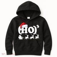 Ho Cubed Funny Christmas For Math Teachers Kids Hoodie thumb 0