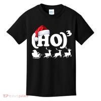 Ho Cubed Funny Christmas For Math Teachers Kids T-Shirt thumb 0