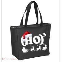 Ho Cubed Funny Christmas For Math Teachers Tote Bag thumb 2