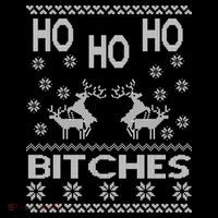 Ho Ho Ho Bitches X-Mas Ugly Christmas Bucket Hat thumb 4