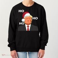 Ho Ho Ho Donald Trump Women's Sweatshirt thumb 0