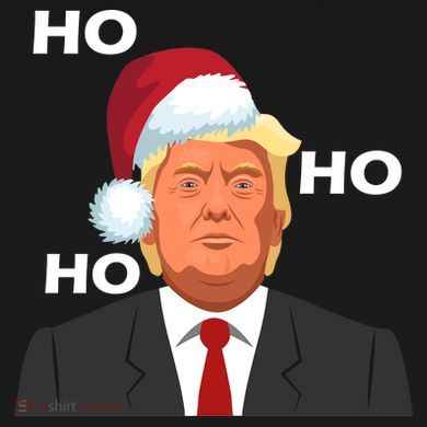 Ho Ho Ho Donald Trump Sustainable Knit Beanie