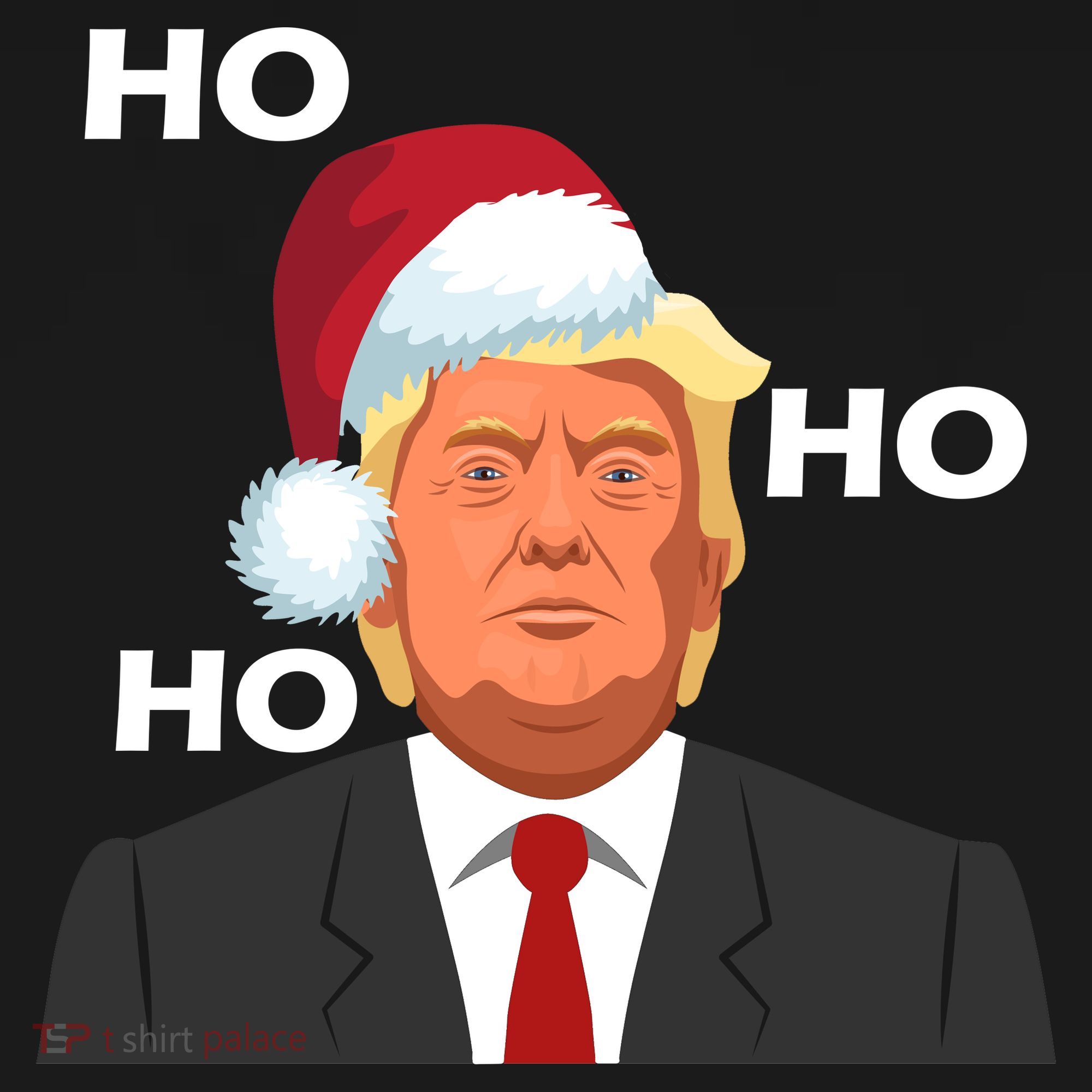 Ho Ho Ho Donald Trump Sustainable Knit Beanie