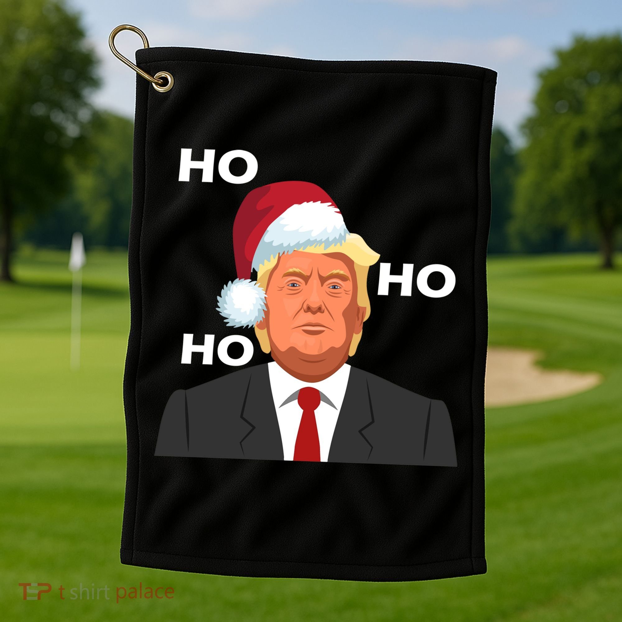 Ho Ho Ho Donald Trump Golf Towel