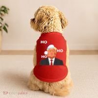 Ho Ho Ho Donald Trump Doggie Tank thumb 2