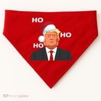 Ho Ho Ho Donald Trump USA-Made Doggie Bandana thumb 0