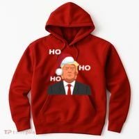 Ho Ho Ho Donald Trump Hoodie thumb 0