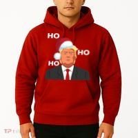 Ho Ho Ho Donald Trump Hoodie thumb 2