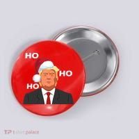 Ho Ho Ho Donald Trump Button thumb 0