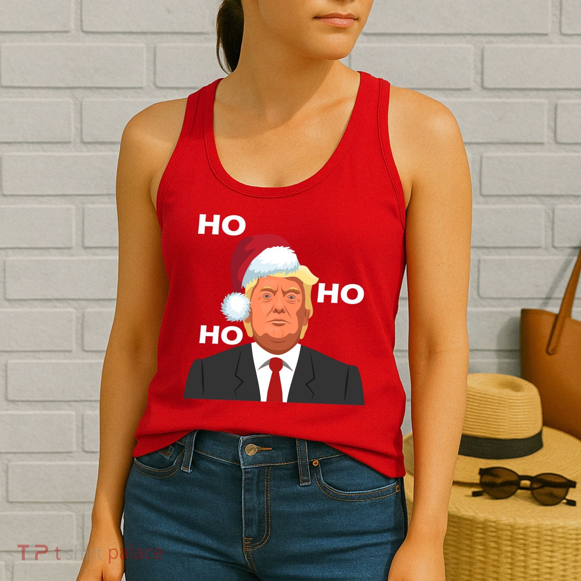 Ho Ho Ho Donald Trump Women's Tank Top