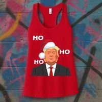 Ho Ho Ho Donald Trump Women's Tank Top thumb 3