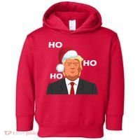 Ho Ho Ho Donald Trump Toddler Hoodie thumb 0