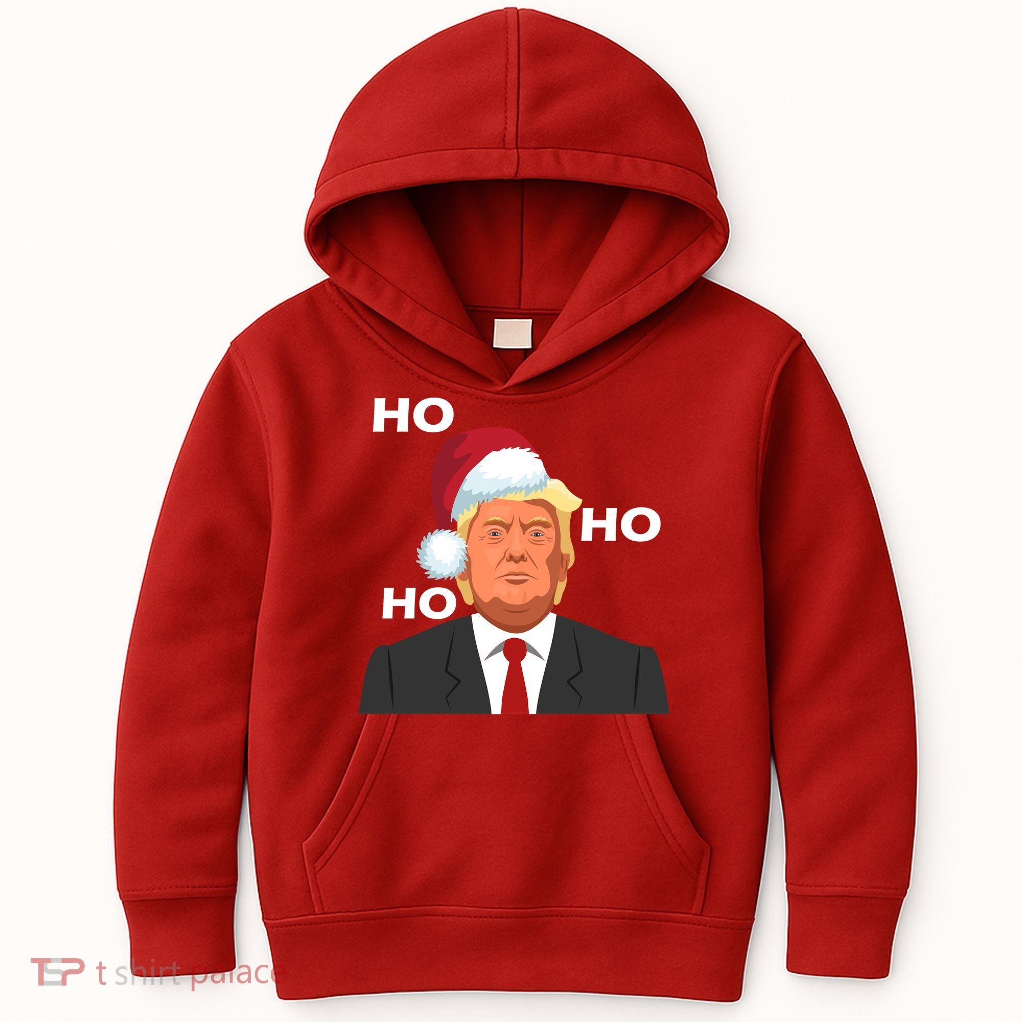 Ho Ho Ho Donald Trump Kids Hoodie