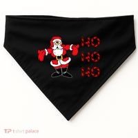 Ho Ho Ho Santa USA-Made Doggie Bandana thumb 0