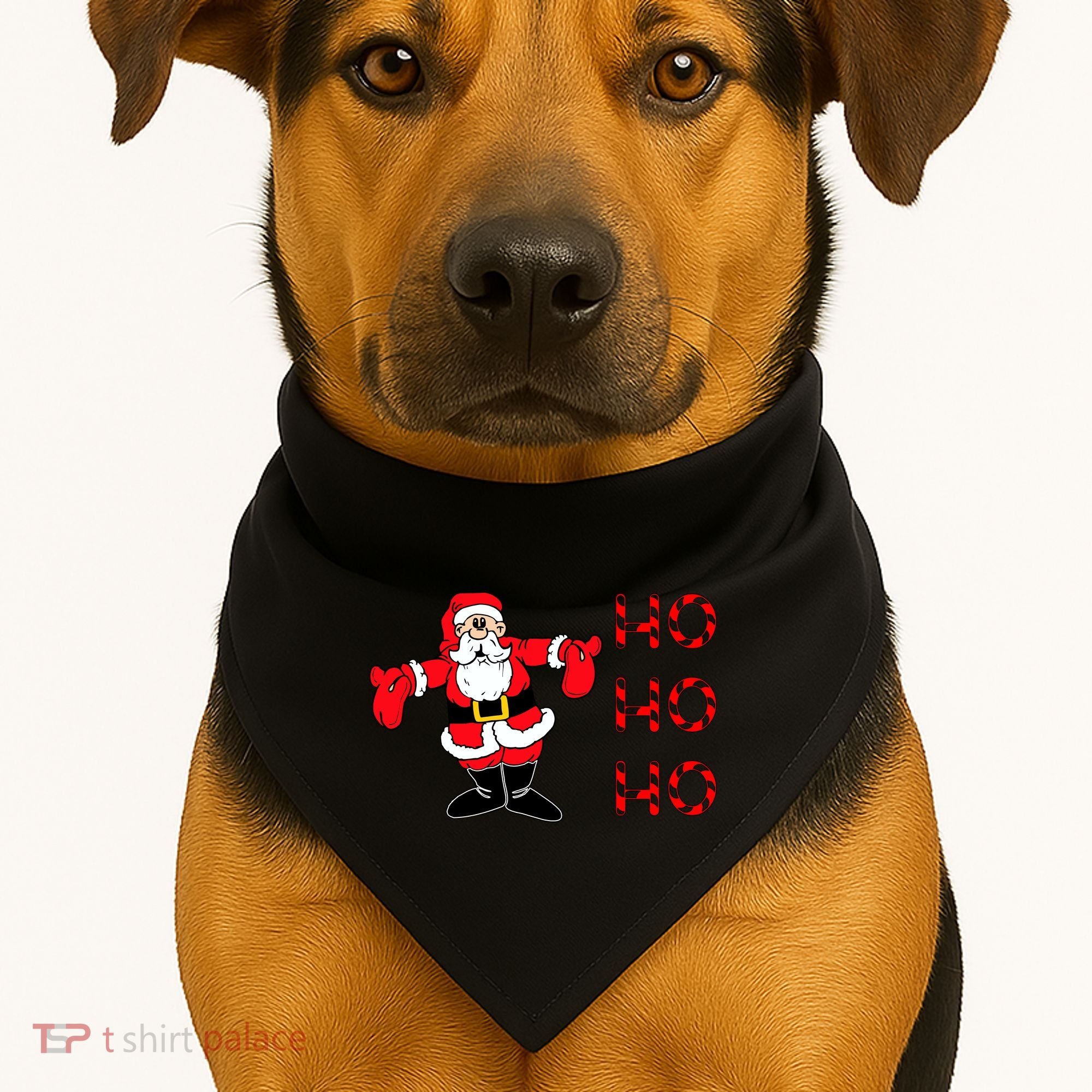 Ho Ho Ho Santa USA-Made Doggie Bandana