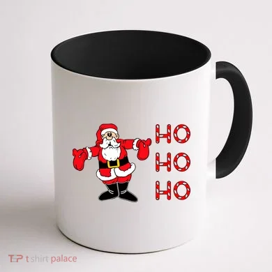 Ho Ho Ho Santa Coffee Mug back