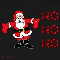 Ho Ho Ho Santa Women's Hoodie thumb 2