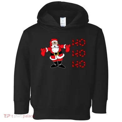 Ho Ho Ho Santa Toddler Hoodie