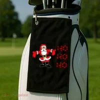 Ho Ho Ho Santa Golf Towel thumb 2