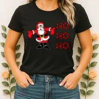 Ho Ho Ho Santa Women's T-Shirt thumb 2