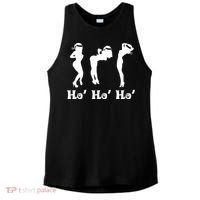 Ho Ho Ho Santa's Helpers Ladies PosiCharge Tri-Blend Wicking Tank thumb 0