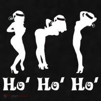 Ho Ho Ho Santa's Helpers Ladies PosiCharge Tri-Blend Wicking Tank thumb 2