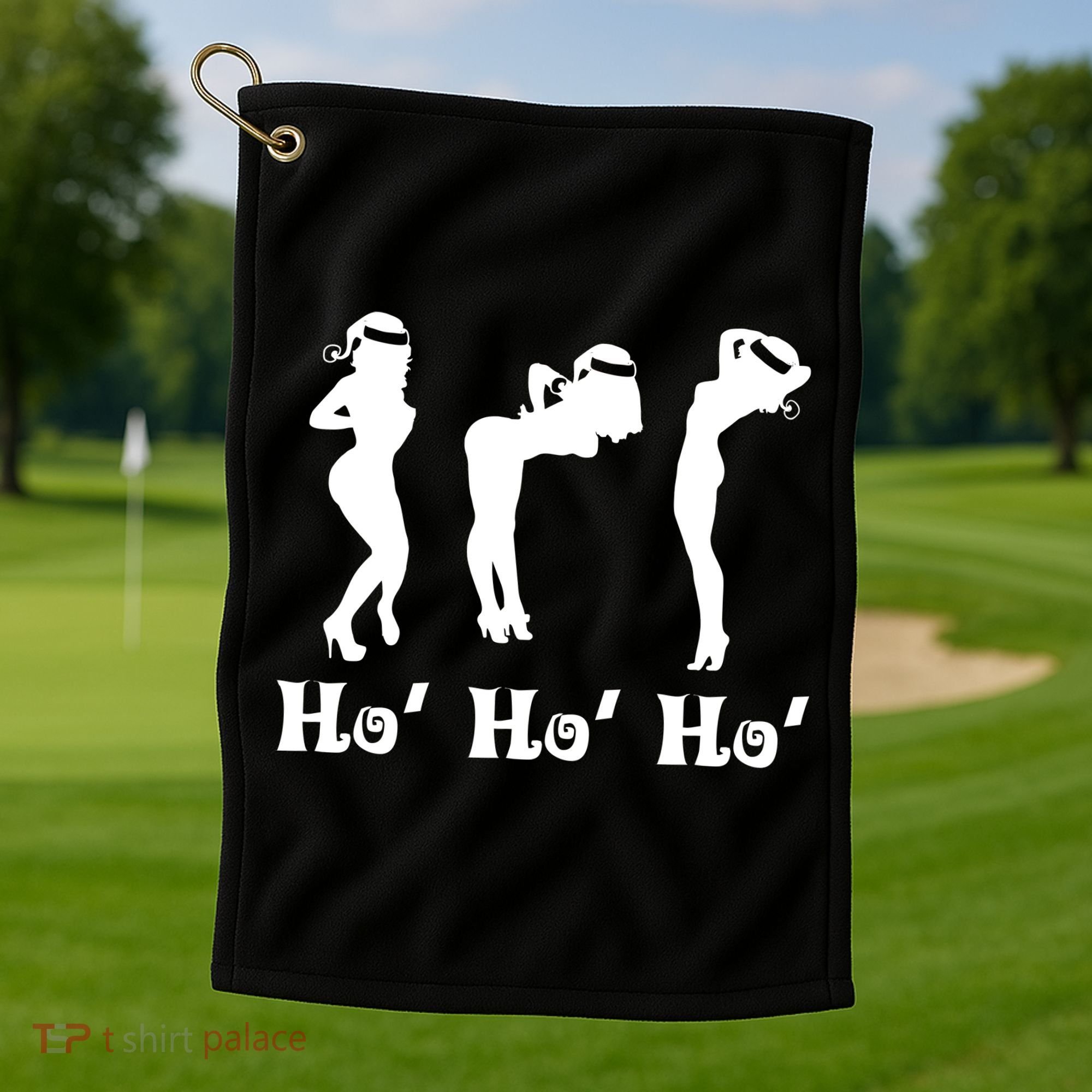 Ho Ho Ho Santa's Helpers Golf Towel