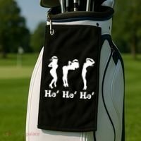 Ho Ho Ho Santa's Helpers Golf Towel thumb 2